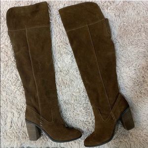 Dolce Vita Brown Suede Knee High Boots Size 7.5